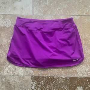 Nike Pure Court Dri Fit Tennis Skirt Skort Purple Size Medium